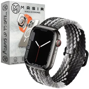 Masir Braided Lace Solo Strap suitable for Apple Watch Series 9 45mm