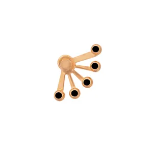 پیرسینگ گوش زنانه مدل شش پر کد 02