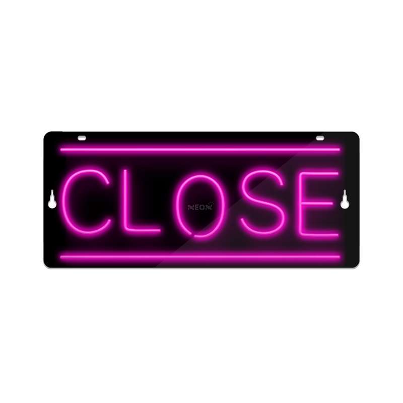 چراغ دیواری نئون دیزاین طرح Close-BL_PN