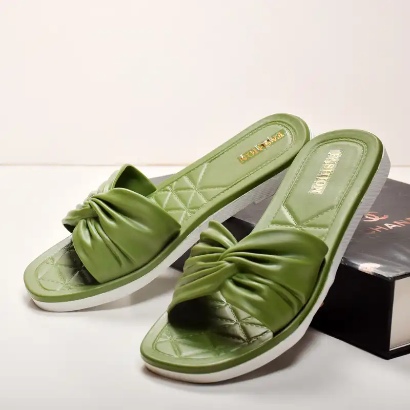 دمپایی زنانه پاپا مدل GRN.2797