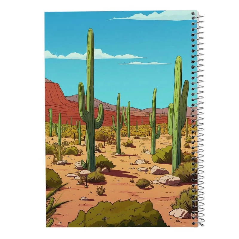 دفتر ژورنال نویسی 50 برگ مدوپد مدل نقطه ای طرح کویر کد DF16672