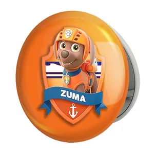آینه جیبی خندالو طرح زومبا سگ های نگهبان Paw Patrol مدل تاشو کد 4714 