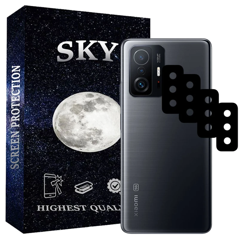 محافظ لنز دوربین اسکای مدل SK-04 مناسب برای گوشی موبایل شیائومی Mi 11T 5G بسته چهار عددی
