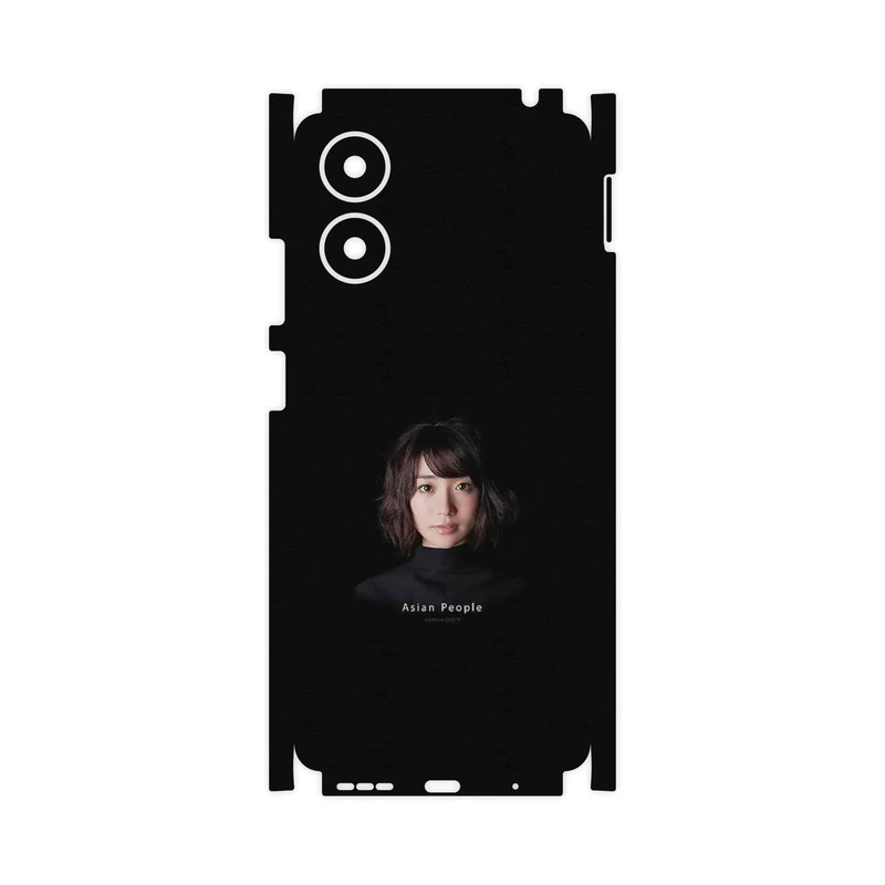 برچسب پوششی ماهوت مدل Portrait of an Asian Woman-FullSkin مناسب برای گوشی موبایل موتورولا Moto G04s
