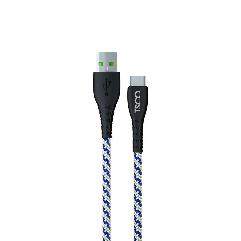 کابل تبدیل USB به USB-C تسکو مدل TCC203 طول 1 متر کابل تبدیل USB به USB-C تسکو مدل TCC203 طول 1 متر