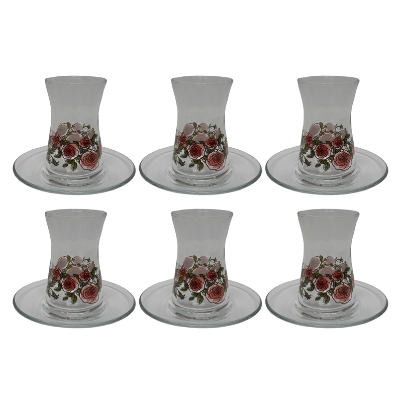 ست فنجان و نعلبکی پاشاباغچه مدل رز کد 95483