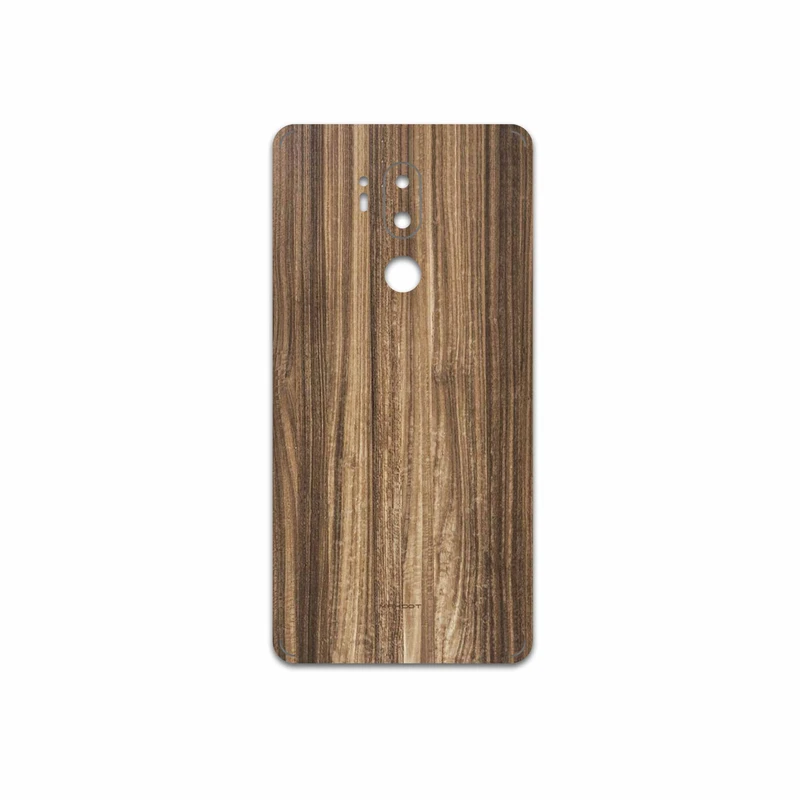 برچسب پوششی ماهوت مدل Light-Walnut-Wood مناسب برای گوشی موبایل ال جی G7 PLUS THINQ