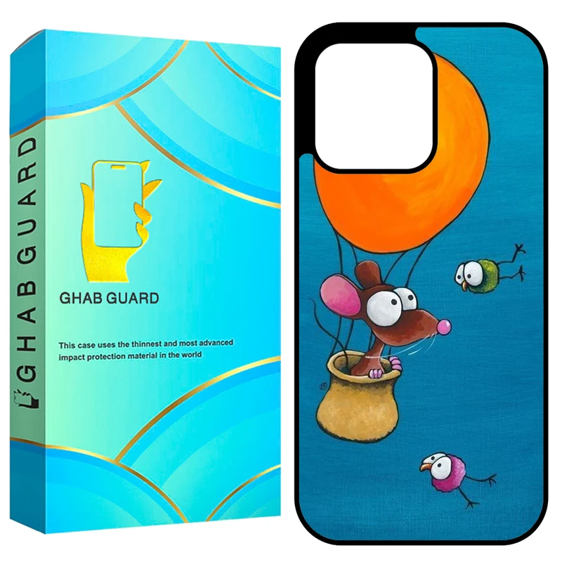 کاور قاب گارد طرح موش مدل GCHP16P مناسب برای گوشی موبایل اپل iPhone 16 Pro