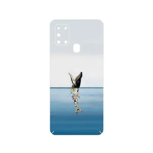 MAHOOT Collage of Sea Trash Cover Sticker for Samsung Galaxy A21s