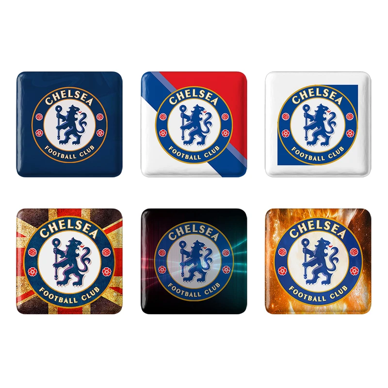 مگنت خندالو طرح باشگاه چلسی Chelsea کد 1713B مجموعه 6 عددی