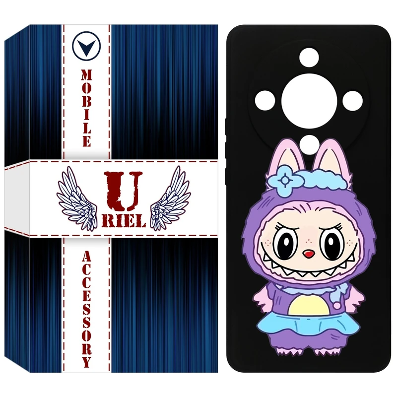 کاور یوریل مدل KSH کد 141 طرح عروسک لبوبو مناسب برای گوشی موبایل آنر X9b / X50 / Magic6 Lite
