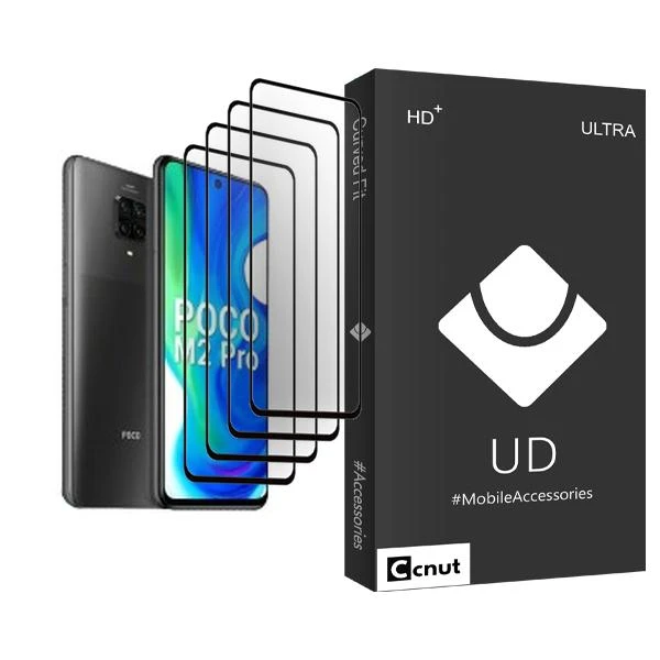 محافظ صفحه نمایش کوکونات مدل UDB Ultra MIX004 مناسب برای گوشی موبایل شیائومی Poco M2 Pro بسته چهار عددی