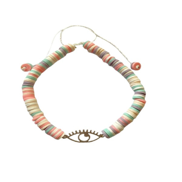 پابند نقره زنانه مدل چشم پابند نقره زنانه مدل چشم