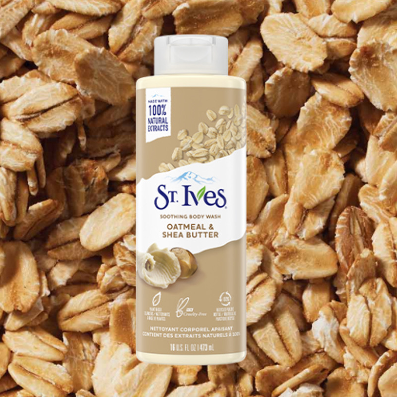 ژل شستشو بدن اس تی.ایوز مدل Oatmeal & Shea Butter حجم 473 میلی لیتر ژل شستشو بدن اس تی.ایوز مدل Oatmeal & Shea Butter حجم 473 میلی لیتر