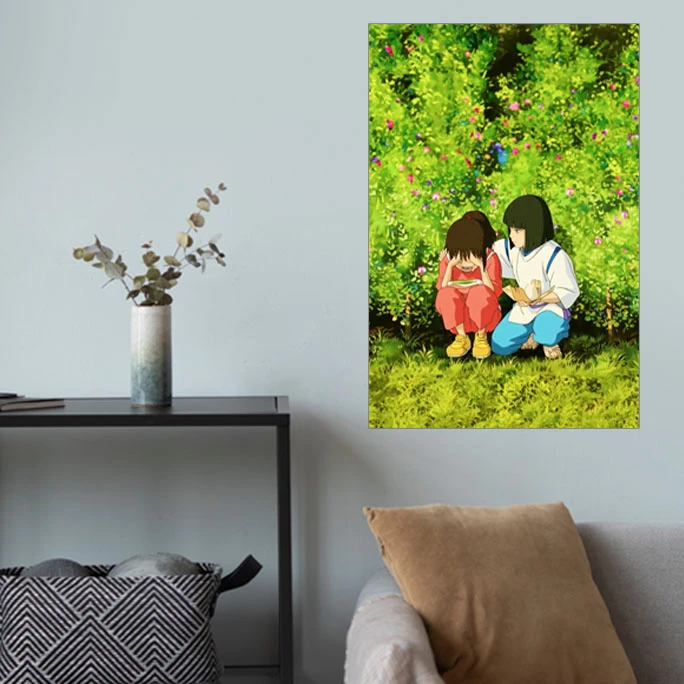 پوستر گوفی مدل انیمه شهر اشباح کیوت طرح Spirited Away Anime کد GREN41