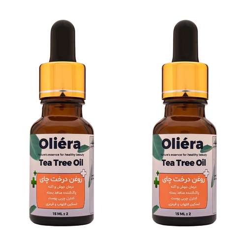 روغن درخت چای اُلیئرا مدل A حجم 30 میلی لیتر بسته 2 عددی