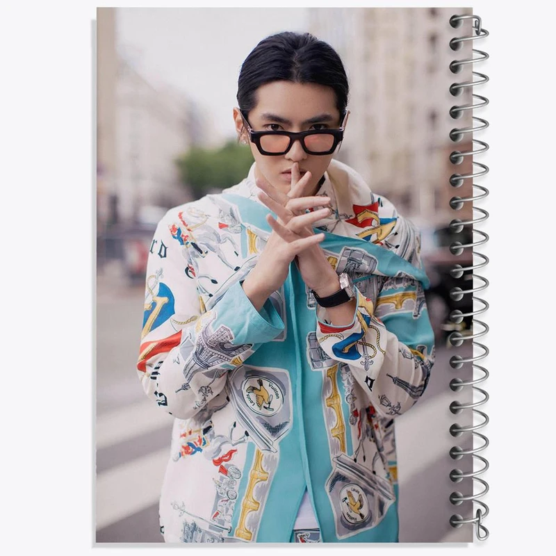 دفتر لیست خرید 50 برگ خندالو طرح کریس وو گروه اکسو EXO کد 13426