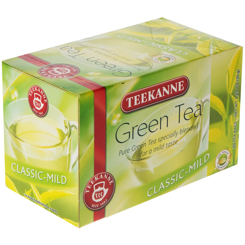 چای کیسه ای تی کانه مدل Green Tea بسته 20 عددی