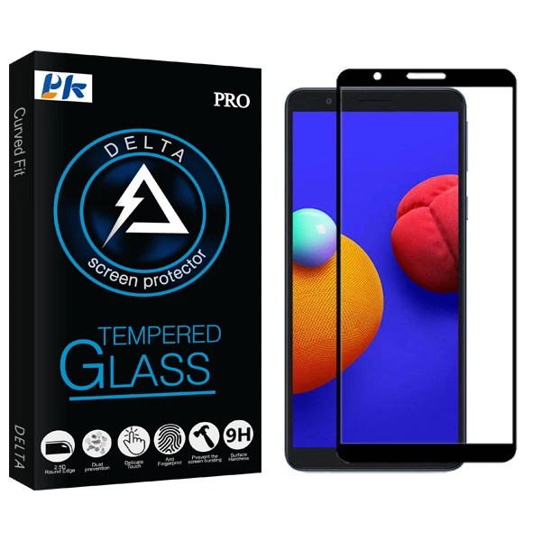 محافظ صفحه نمایش سرامیکی مات پی کی مدل Delta Glass مناسب برای گوشی موبایل سامسونگ Galaxy m01 core