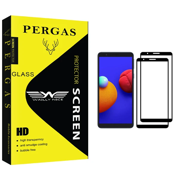 محافظ صفحه نمایش وایلی نایس مدل Pergas Glass مناسب برای گوشی موبایل سامسونگ Galaxy A01 Core بسته دو عددی