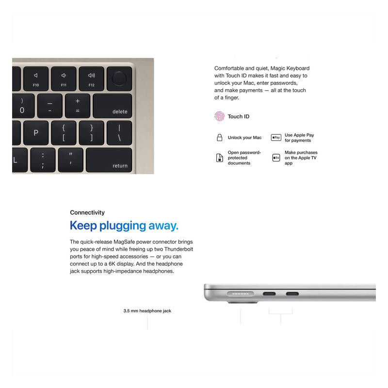لپ تاپ 13.6 اینچی اپل مدل MacBook Air-B M2 2022 - خرید اقساطی لپ تاپ اپل در فروشگاه قسطچی