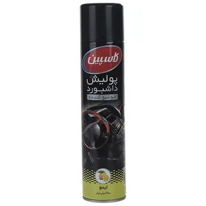 اسپری پولیش داشبورد خودرو کاسپین مدل Lemon حجم 300 میلی‌ لیتر
