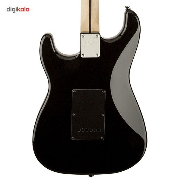 گیتار الکتریک فندر مدل Squier Black And Chrome Standard Stratocaster HSS