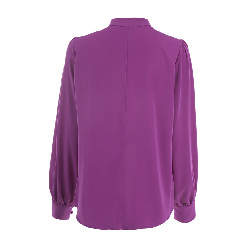 بلوز آستین بلند زنانه سرژه مدل 204617 رنگ ارغوانی