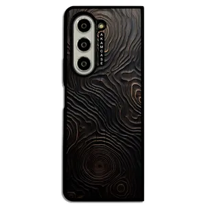AKAM AMC-WSGZFOLD5-WOOD-10 Cover For Samsung Galaxy Z Fold 5