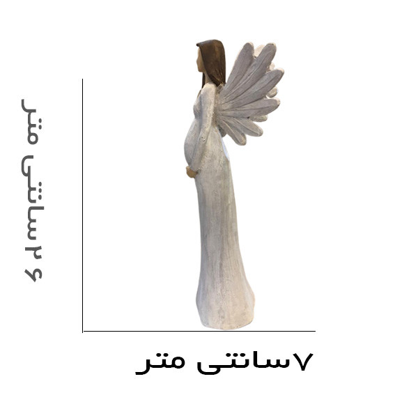 مجسمه دنیا دکوری سرمد مدل فرشته مادر بادار کد 1