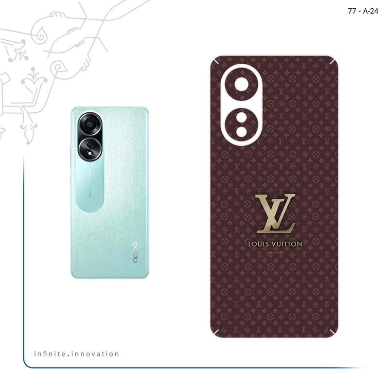 برچسب پوششی ماهوت مدل LOUIS_VUITTON_Logo مناسب برای گوشی موبایل اپو A58 4G