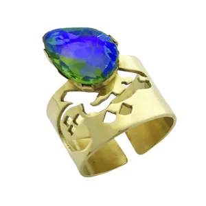 انگشتر زنانه گالری عزیزی طرح هیچ مدل 15699