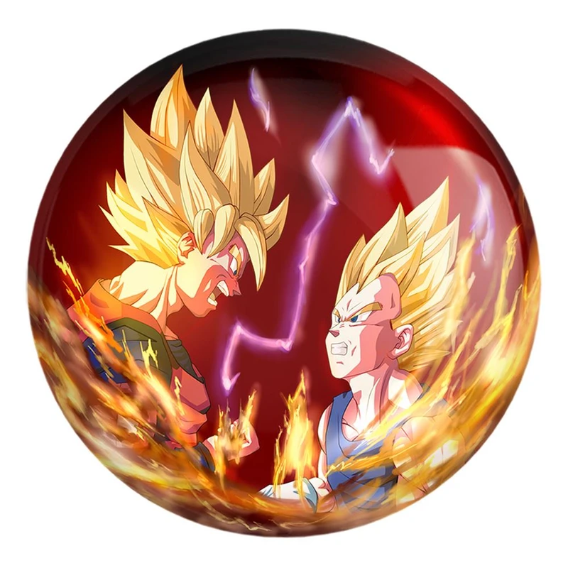 پیکسل خندالو طرح گوکو و وجیتا انیمه دراگون بال Dragon Ball کد 12050 مدل بزرگ