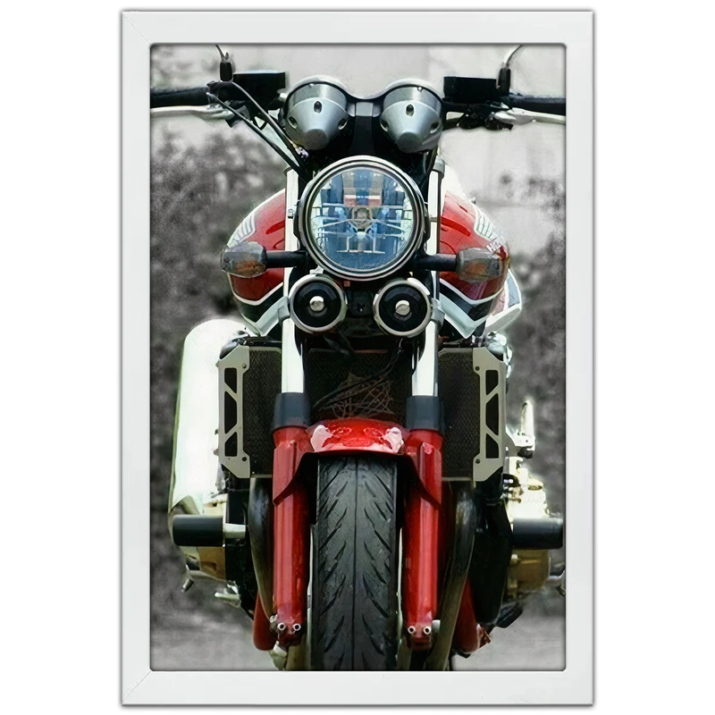 تابلو بکلیت طرح موتور سنگین هوندا سی بی HONDA CB1300 مدل W-po1962 فریم سفید