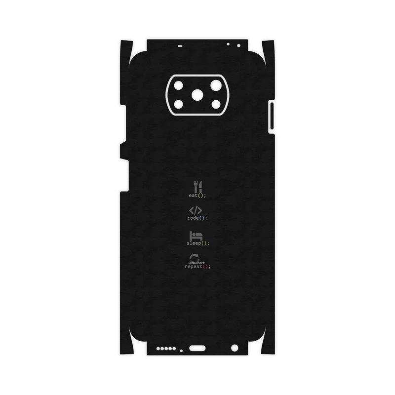برچسب پوششی ماهوت مدل Programming 2-FullSkin مناسب برای گوشی موبایل شیائومی Poco X3 NFC