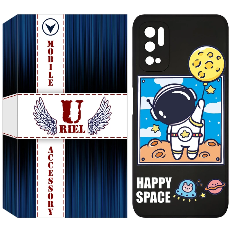 کاور یوریل مدل KSH کد 7 طرح فضانورد مناسب برای گوشی موبایل شیائومی Redmi Note 11SE