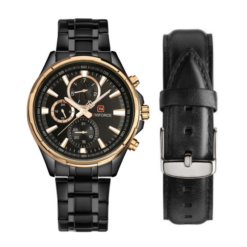 ساعت مچی عقربهای مردانه نیوی فورس کد 01 به همراه بند ساعت مچی عقربهای مردانه نیوی فورس کد 01 به همراه بند
