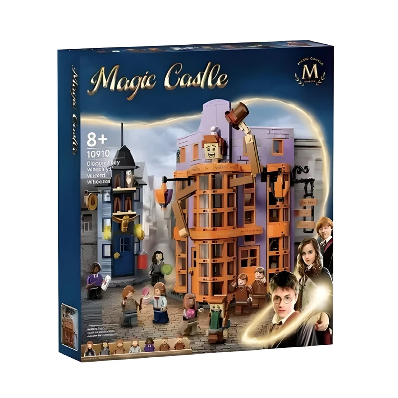 ساختنی 834 تکه طرح ساختمان جادویی خیابان دیاگون مدل magic castle کد 10910
