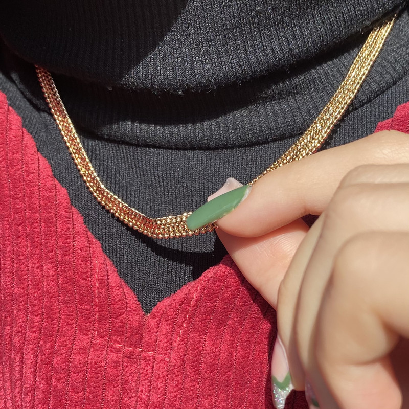 زنجیر زنانه ژوپینگ مدل حصیری