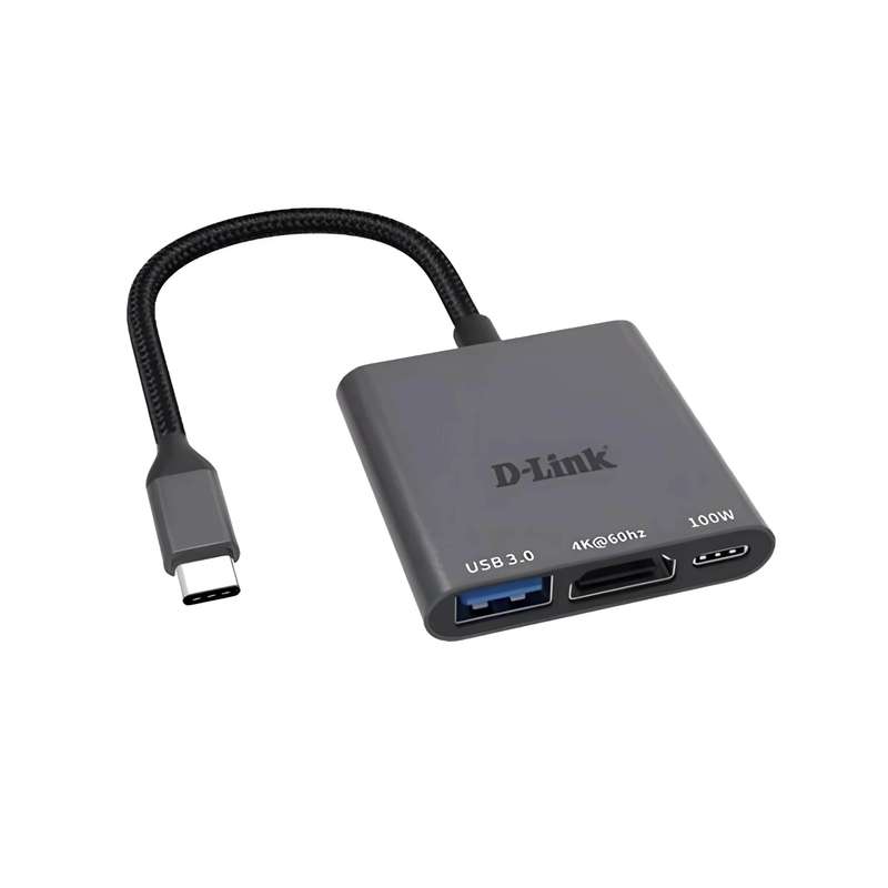 هاب 3 پورت USB-C دیلینک مدل DUB-C103 هاب 3 پورت USB-C دیلینک مدل DUB-C103