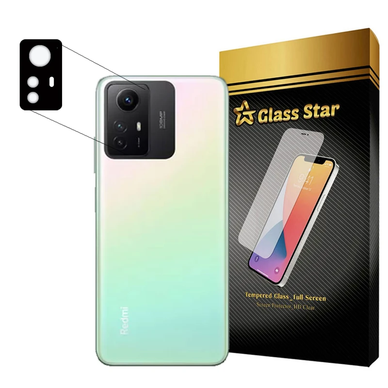 محافظ لنز دوربین  گلس استار مدل 5DLENS مناسب برای گوشی موبایل شیائومی Redmi Note 12S