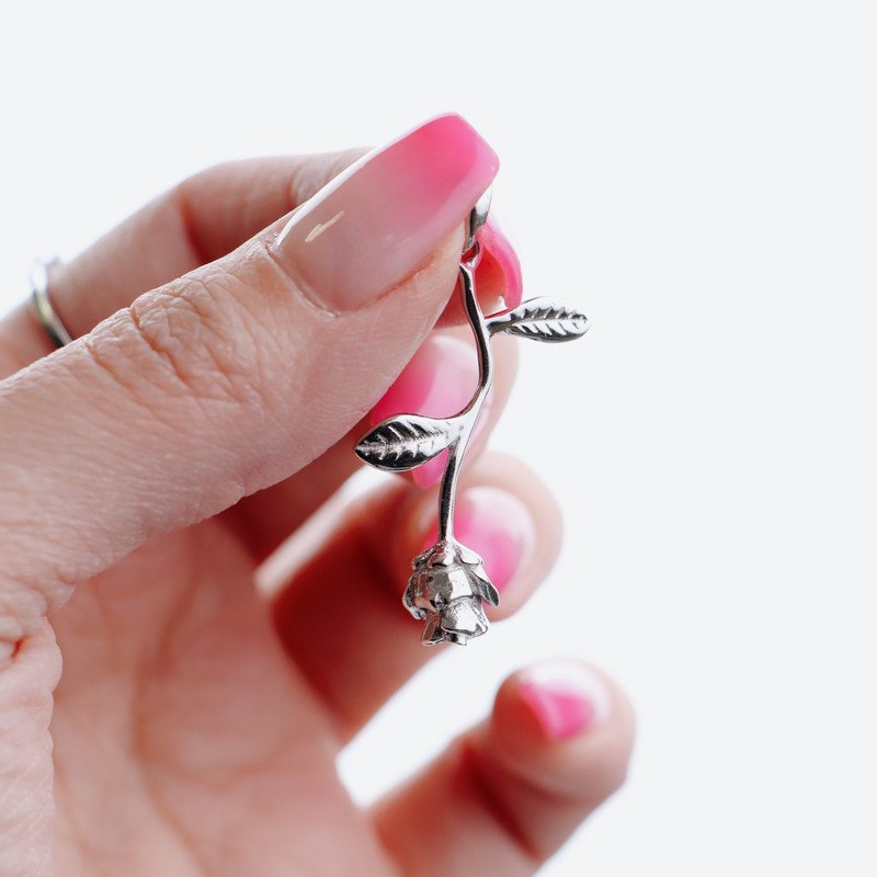 آویز گردنبند نقره زنانه جی تی ای مدل نایس 124