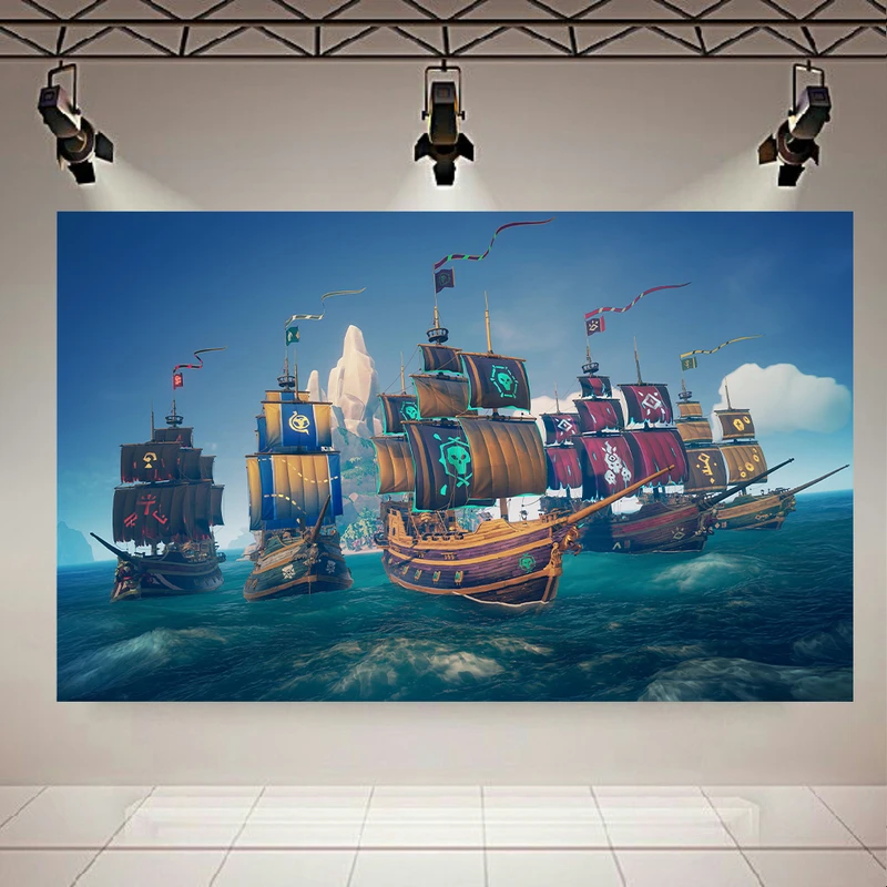 استیکر طرح گیم مدل Seaof Thieres کد AR1104