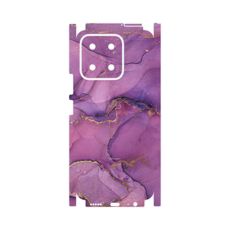 برچسب پوششی ماهوت مدل Purple Marble-FullSkin مناسب برای گوشی موبایل آنر X5b