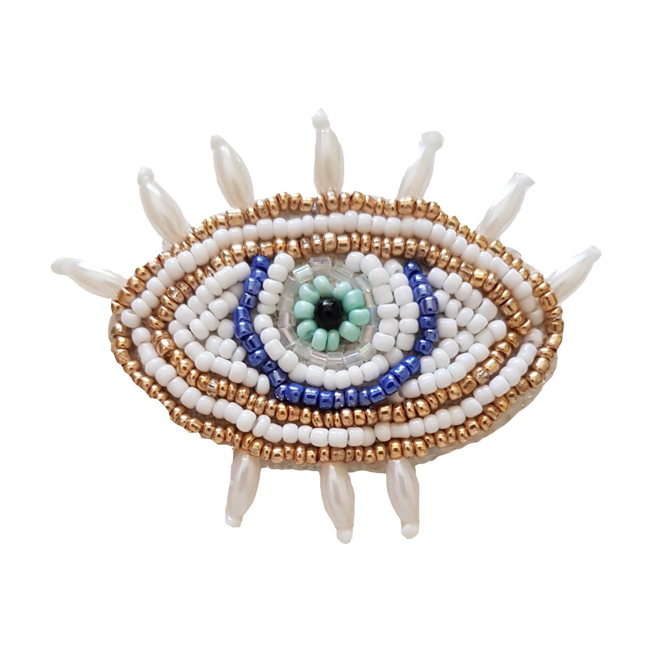 سنجاق سینه زنانه طرح چشم کد ESH66