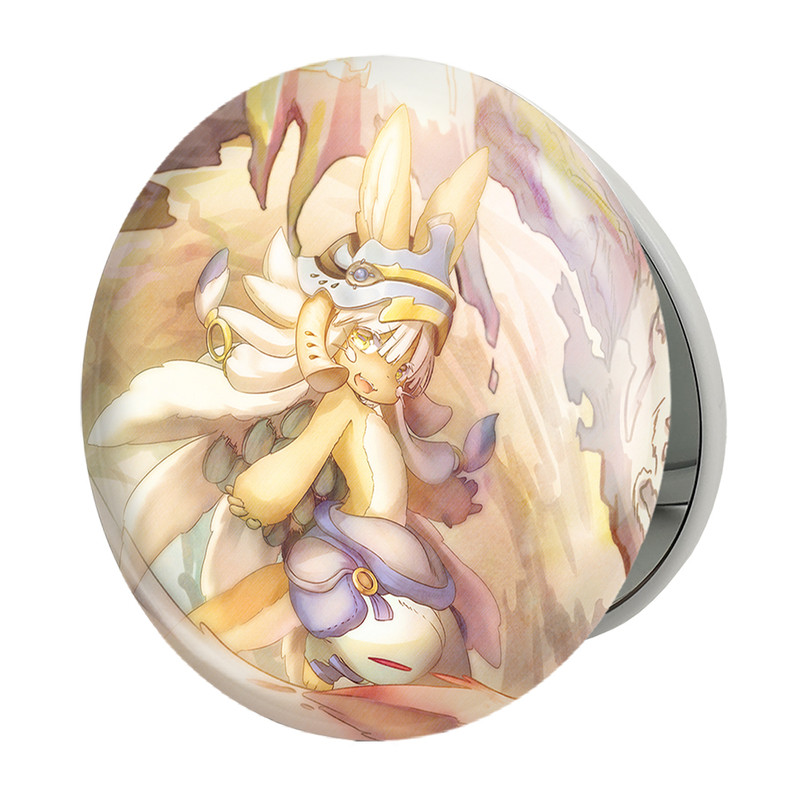 آینه جیبی خندالو طرح ناناچی انیمه ساخته شده در پرتگاه Made in Abyss مدل تاشو کد 22095 