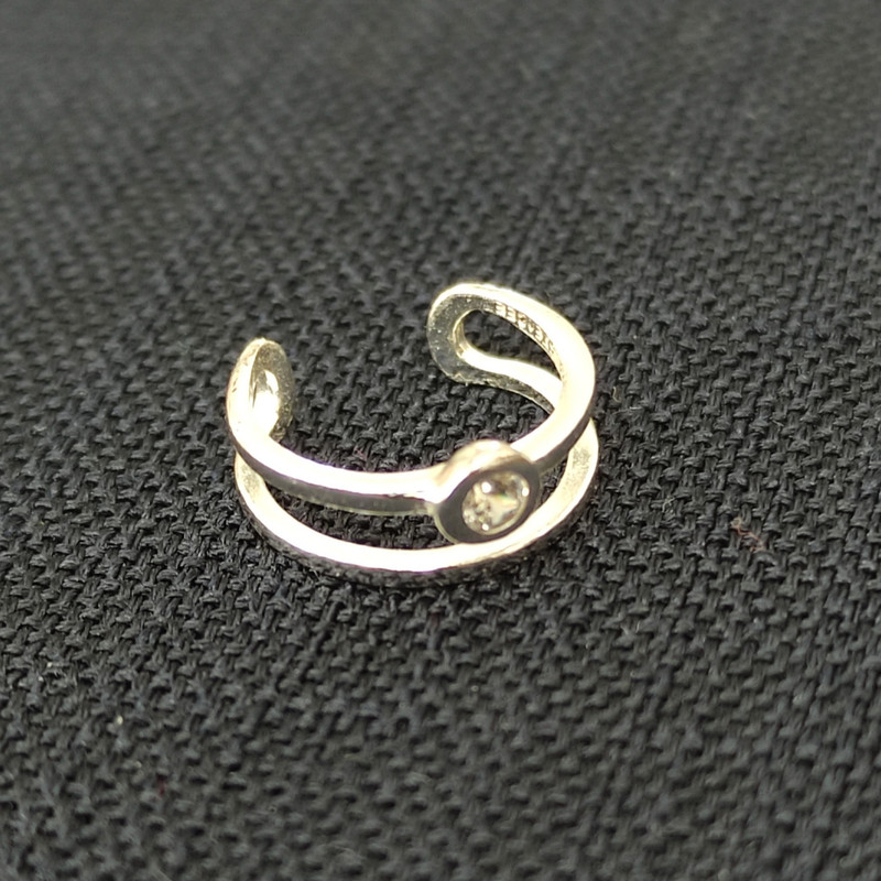 پیرسینگ نقره زنانه اکسسورایز مدل نگین E2794