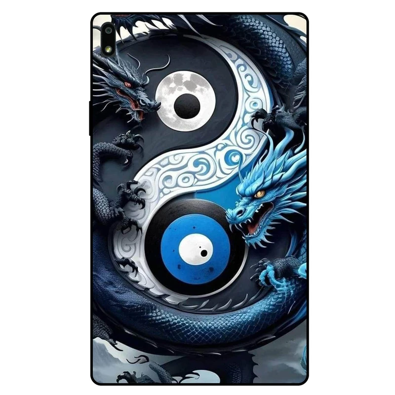 کاور مگافون طرح اژدها مدل 7475 مناسب برای تبلت لنوو Tab 4 8.0 Plus