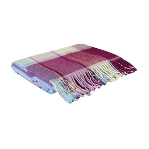 پتو مسافرتی 1 نفره مدل P53-12 سایز 220x160 سانتی‌متر