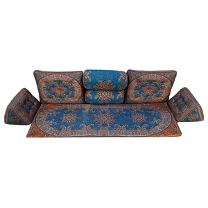 ست ۹ تکه پشتی ترمه مدل گلرخ کد ۰۱